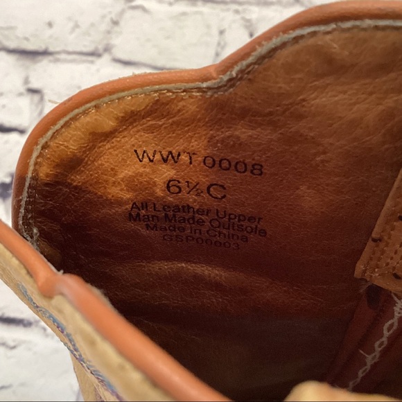 Twisted X Peanut Exotic Ostrich Leather Cowboy Boots - Picture 12 of 14